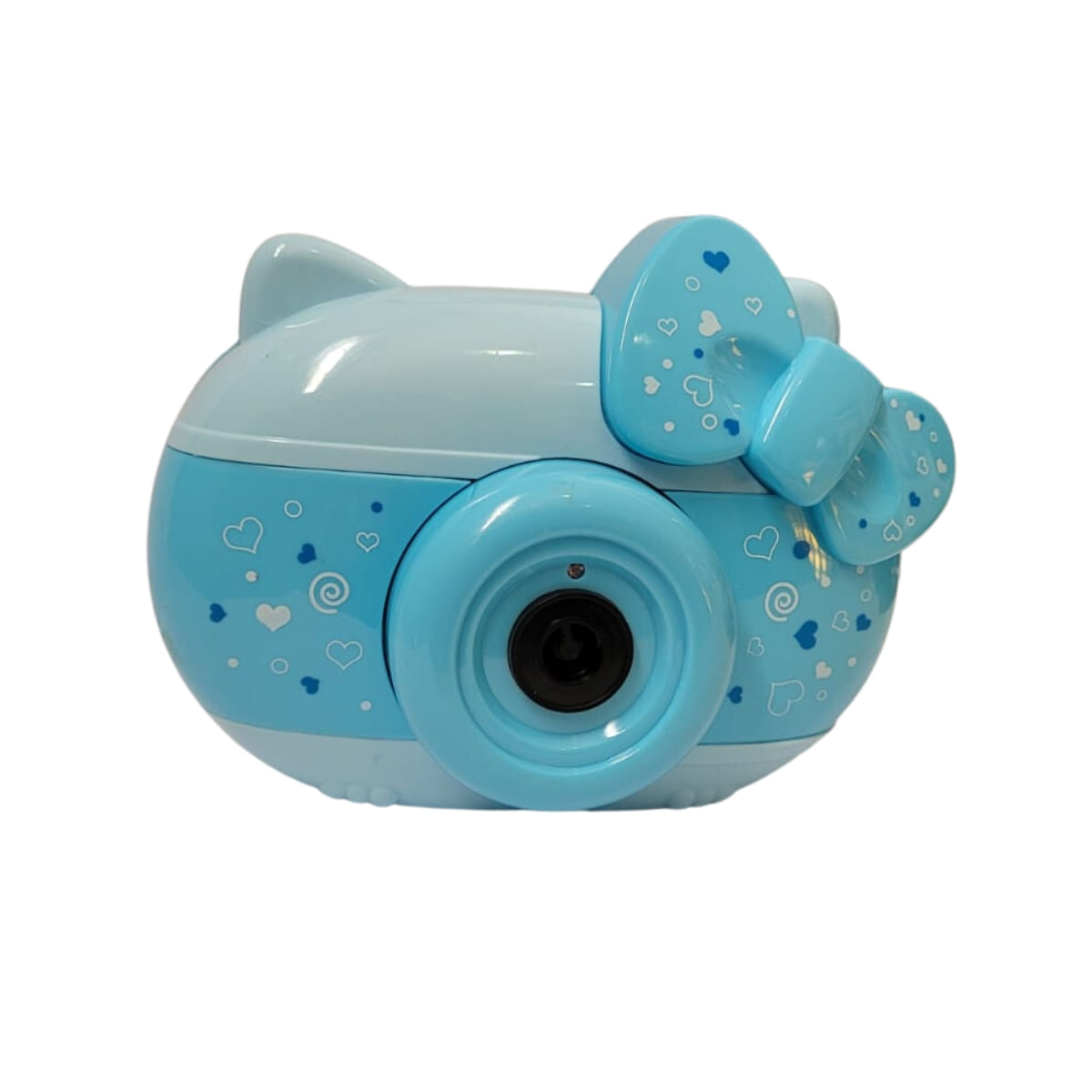 Lança Bolhas Sabão Câmera com Luz e Som Azul - Bbr Toys
