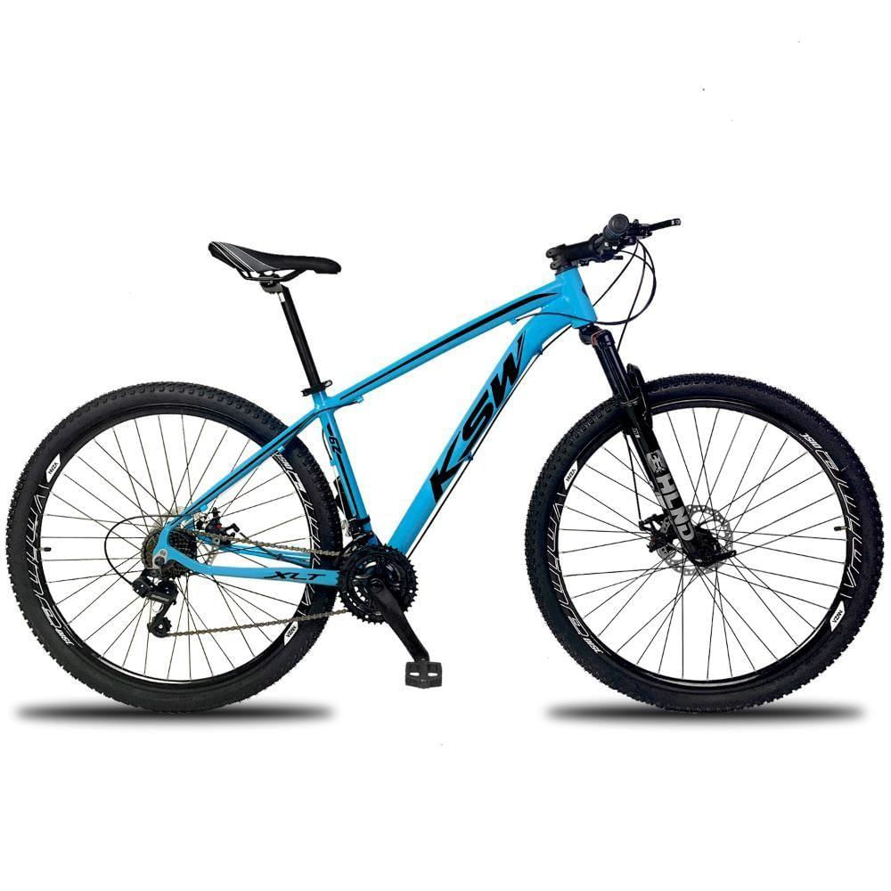 Bicicleta Aro 29 Ksw Alum 27 Vel Azul/preto - 17" Azul/preto