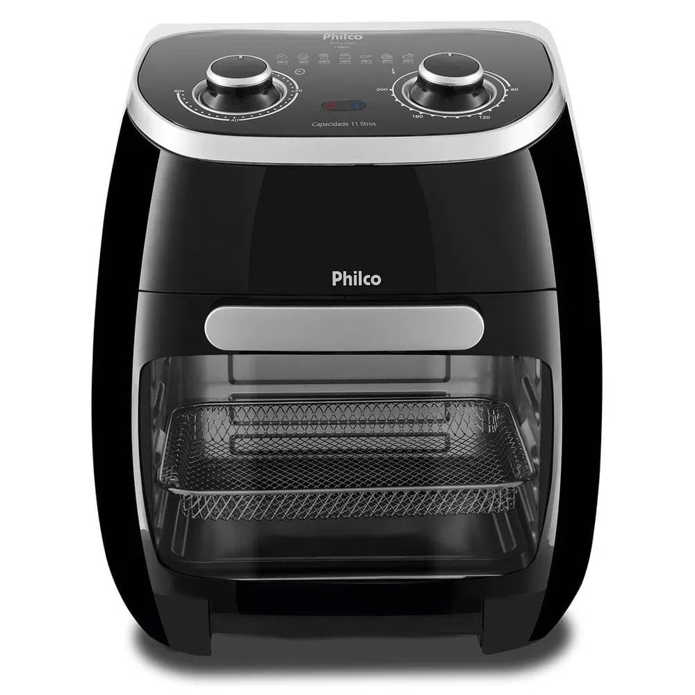 Fritadeira Air Fry Philco 11 Litros Oven Preta PFR2000P - 127 Volts 110