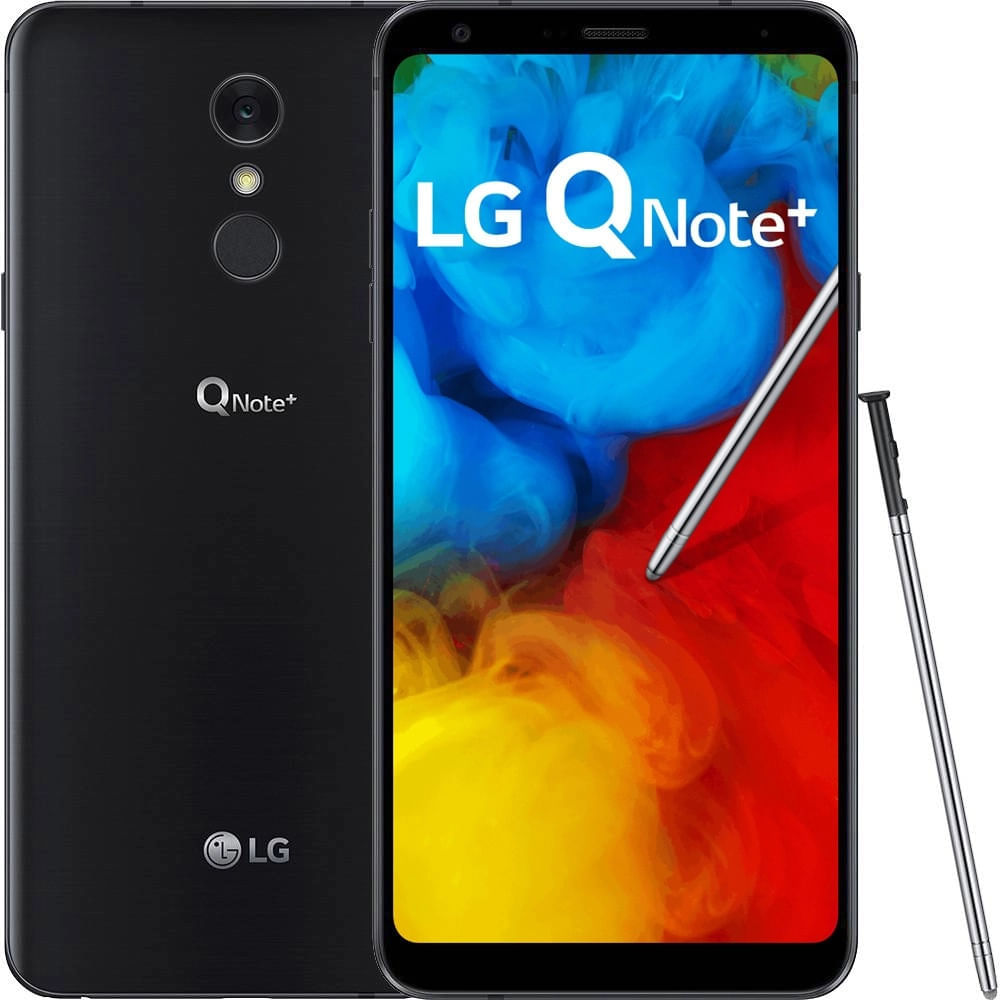 Smartphone LG QNote+ 64GB Dual Chip Android Tela 6.2" Octa Core 1.5 Ghz 4G Câmera 16MP - Preto
