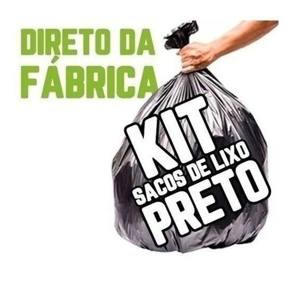 Kit 3 Saco De Lixo 100 Lts + Brinde Gratis