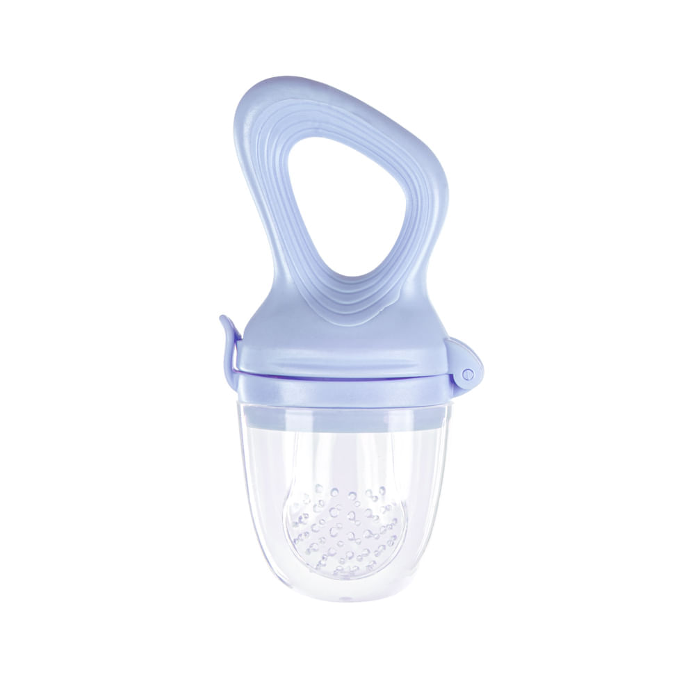 Alimentador Infantil em Plástico e Silicone Atóxico Azul Baby Sanremo