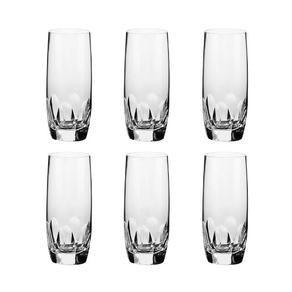 Jogo de copos long drink em cristal Strauss Clássicos 100.065 6 peças 365ml
