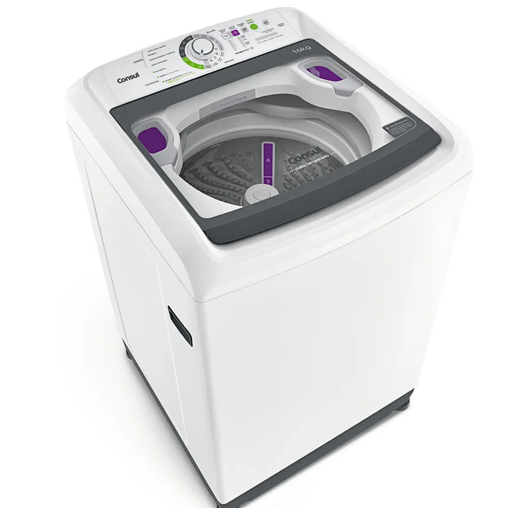 Máquina de Lavar Automática Consul 16KG com Ciclo Edredom e Display Eletrônico - 127V