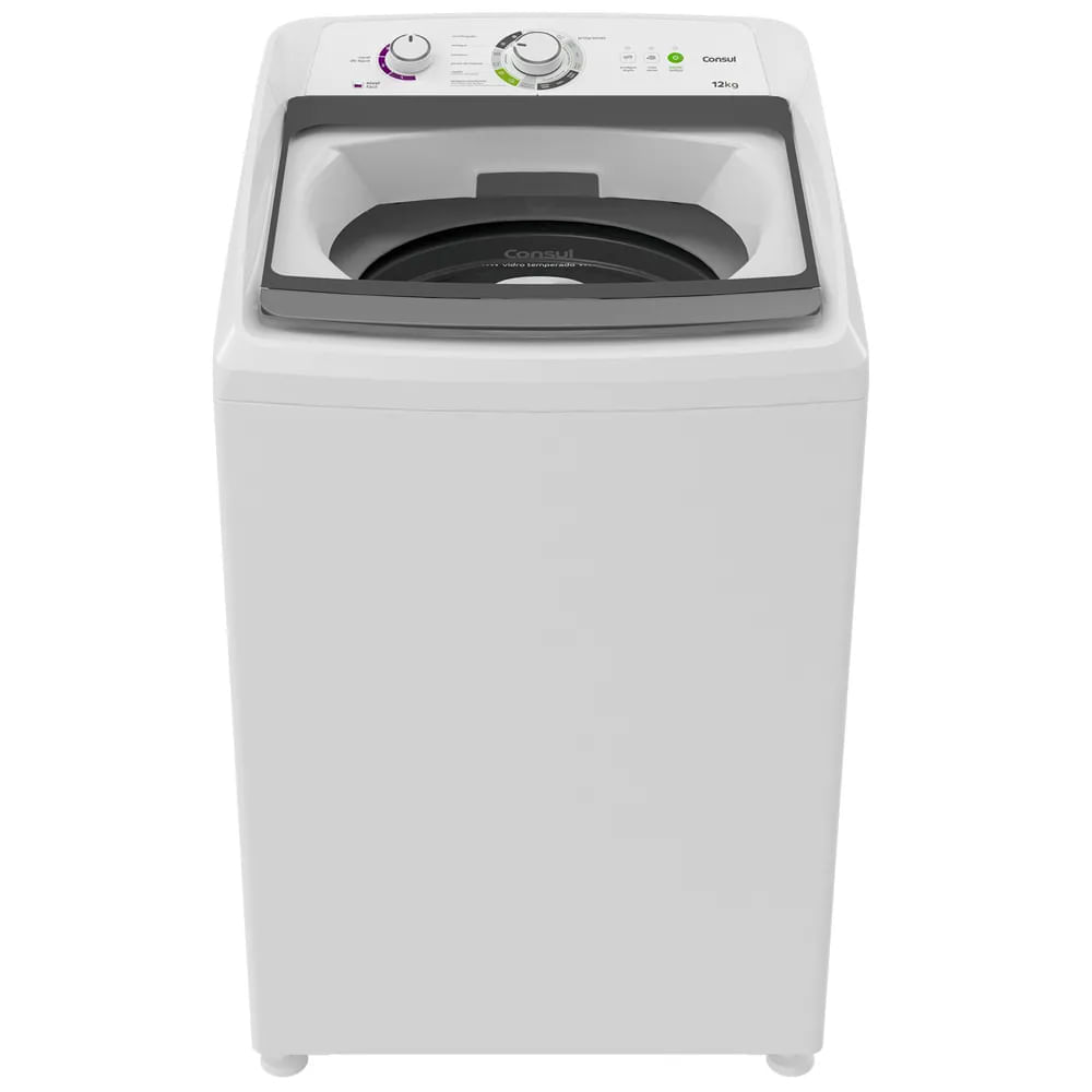Maquina de Lavar Automática Consul CWH12ABANA 12 KG com Dosagem Extra Econômica e Ciclo Edredom - Branca - 220V