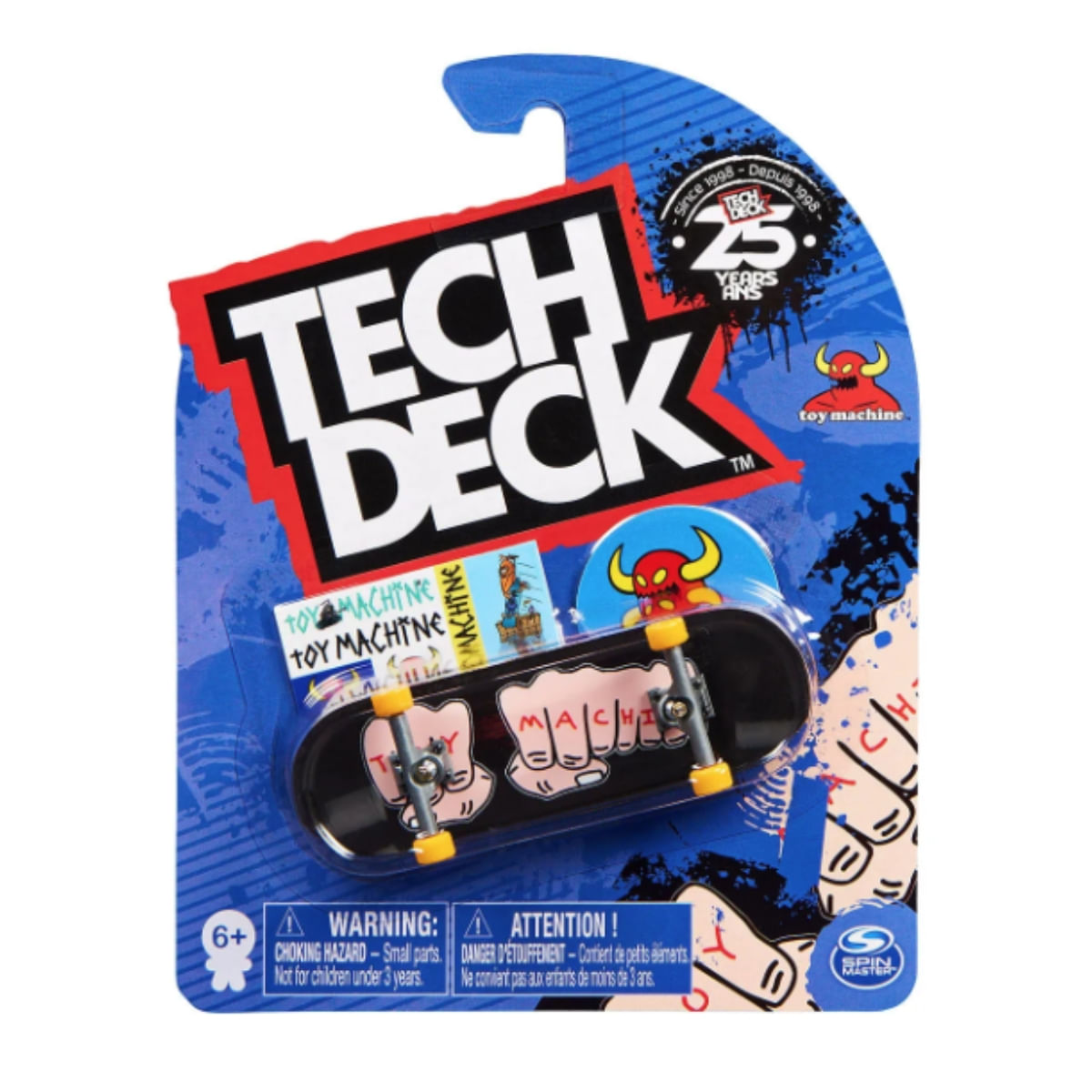 Skate de Dedo Radical Toy Machine Tech Deck - Sunny