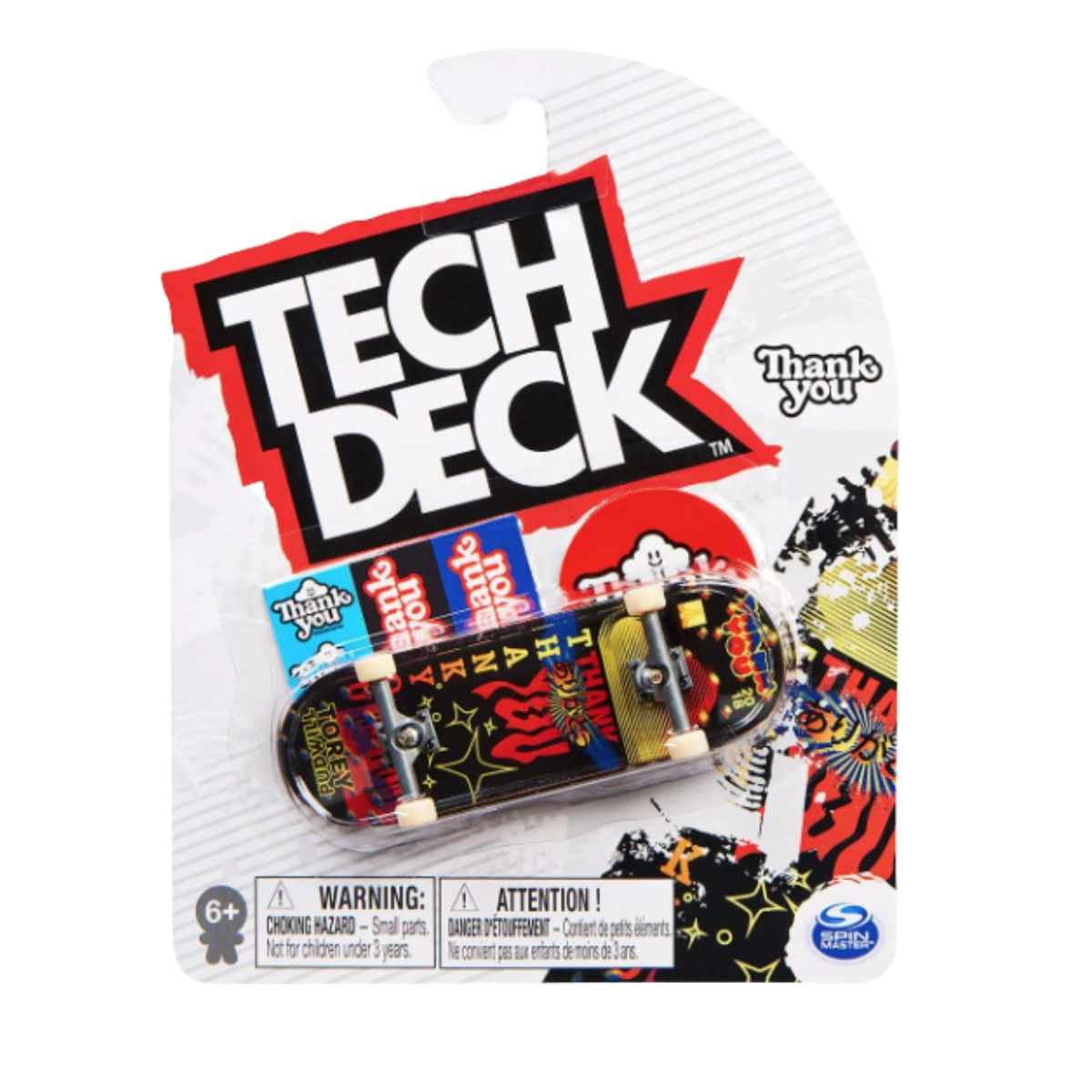 Skate de Dedo Radical Thank You Preto Tech Deck - Sunny