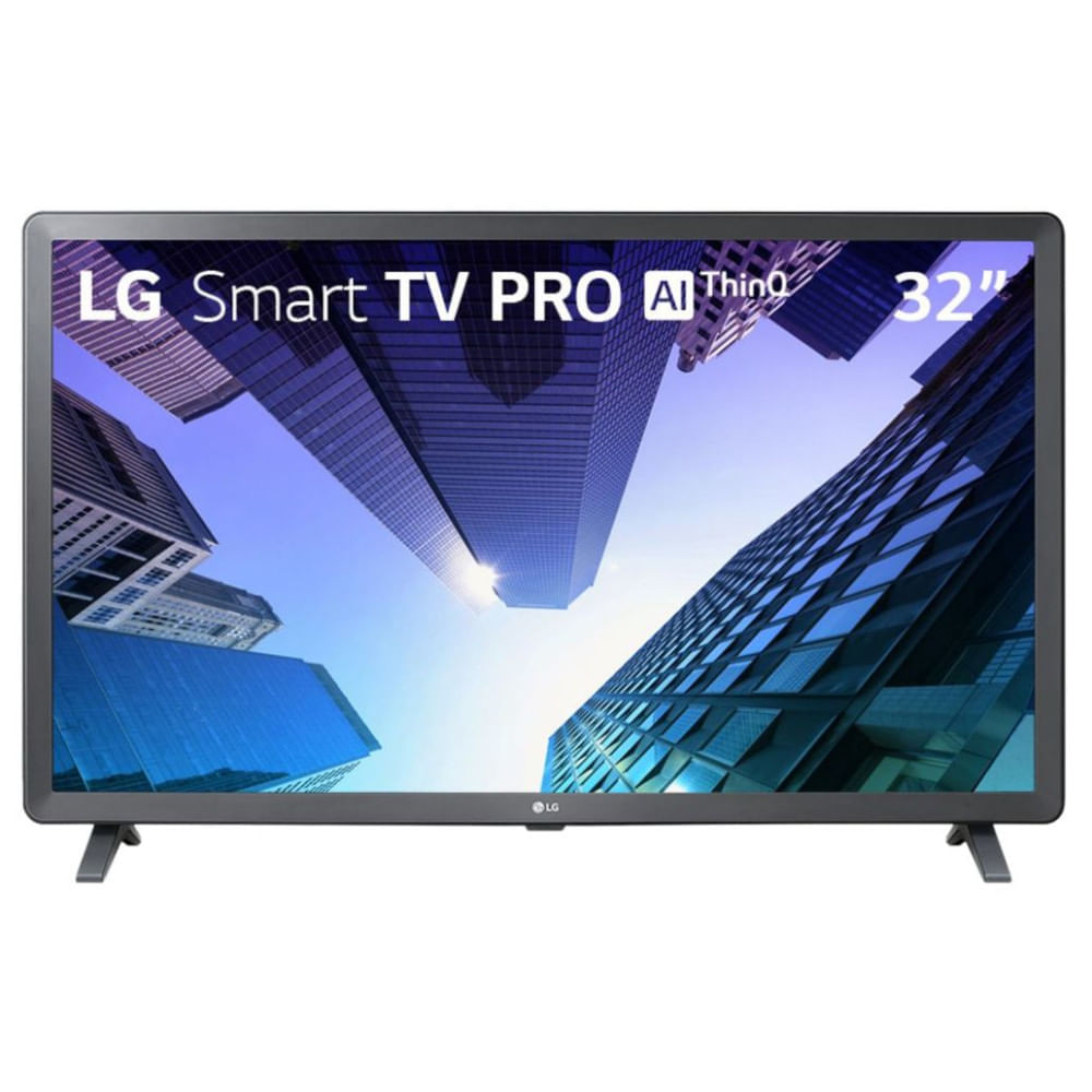 Smart TV LG 32" LED AI ThinQ com Bluetooth 03 HDMI e 02 USB