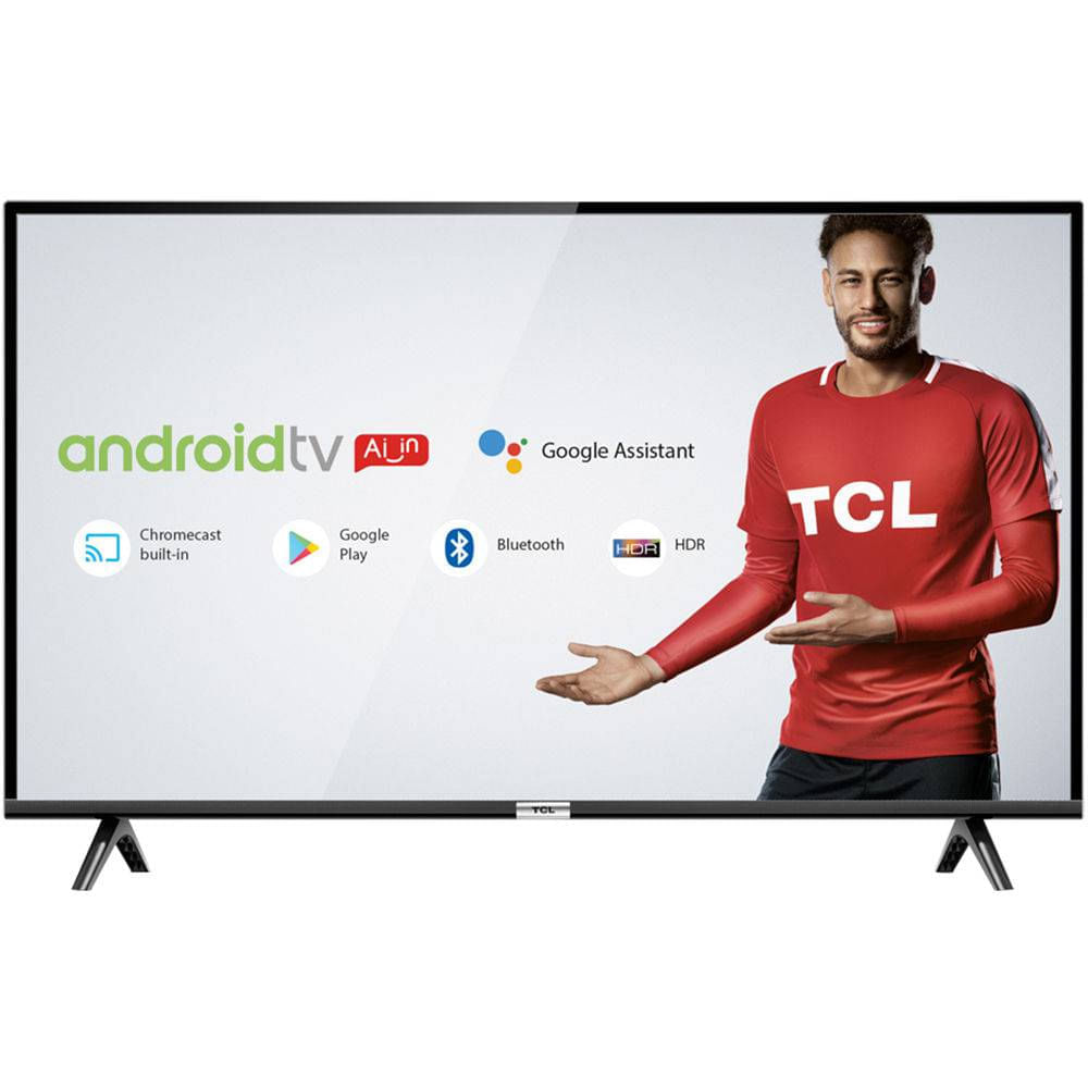 Smart TV LED 40” TCL 40S6500 Full HD Android Wi-Fi HDR Inteligência Artificial Conversor Digital
