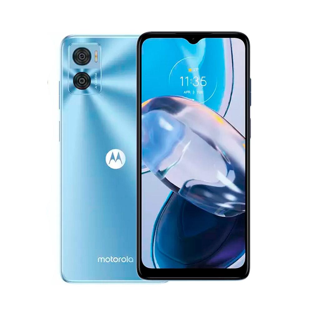 Smartphone Motorola Moto E22 128GB 4G Tela 6.5" Dual Câmera 16MP+2MP Azul