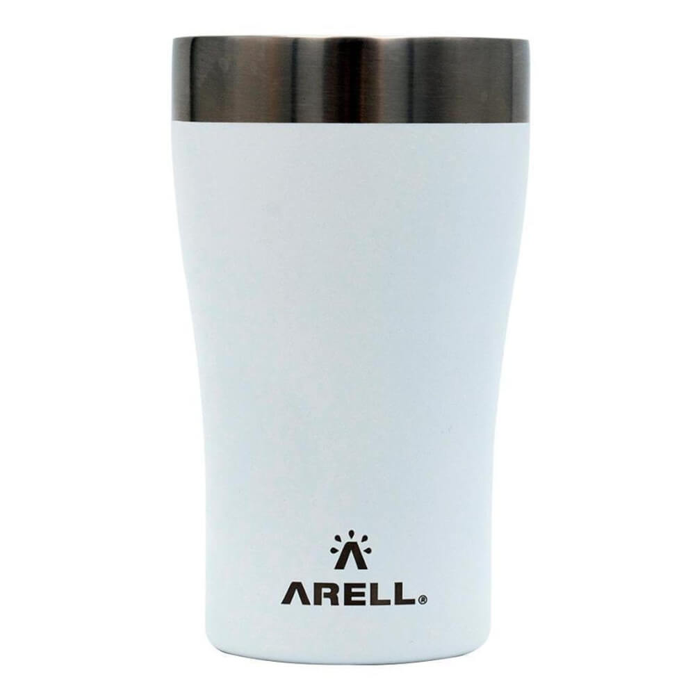 Copo Térmico Arell Tulip 500ml com Fundo Antirruído e Escudo de Cobre - Branco