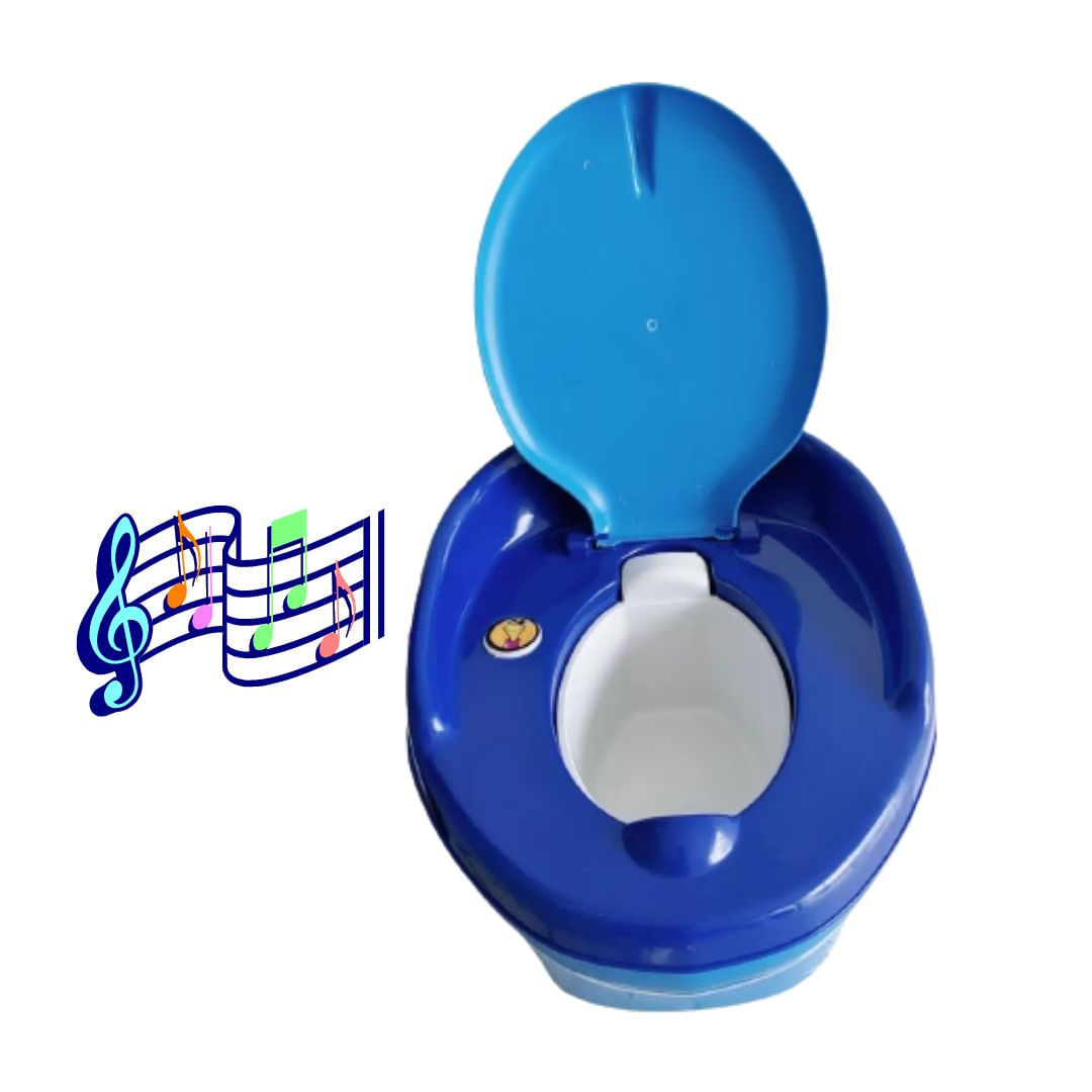 Troninho Sonoro Piniquinho Musical Bichinhos Styll Baby Azul Bebê/Azul Bic