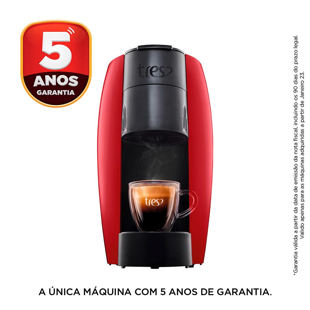 Cafeteira Espresso Três Corações Lov Basic Multibebidas Vermelha 127V