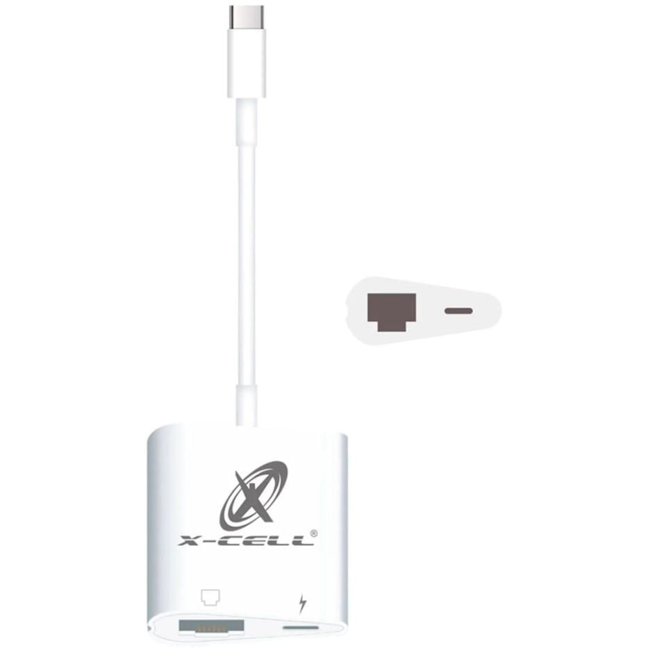 Adaptador ETHERNET USB-C RJ45 FLEX Branco