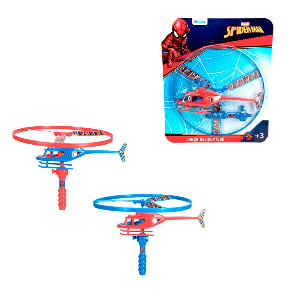 Helicóptero Lançador Infantil Spiderman Etilux