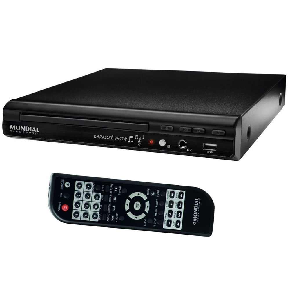 DVD Karaokê Mondial USB II D20