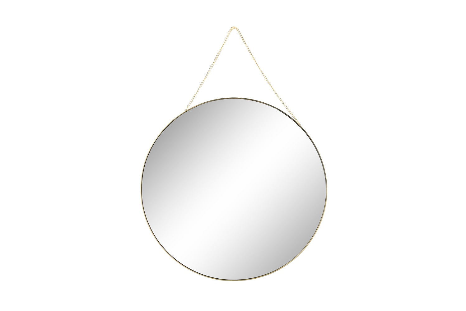Espelho Decorativo 40cm Oval de Vidro Cazza