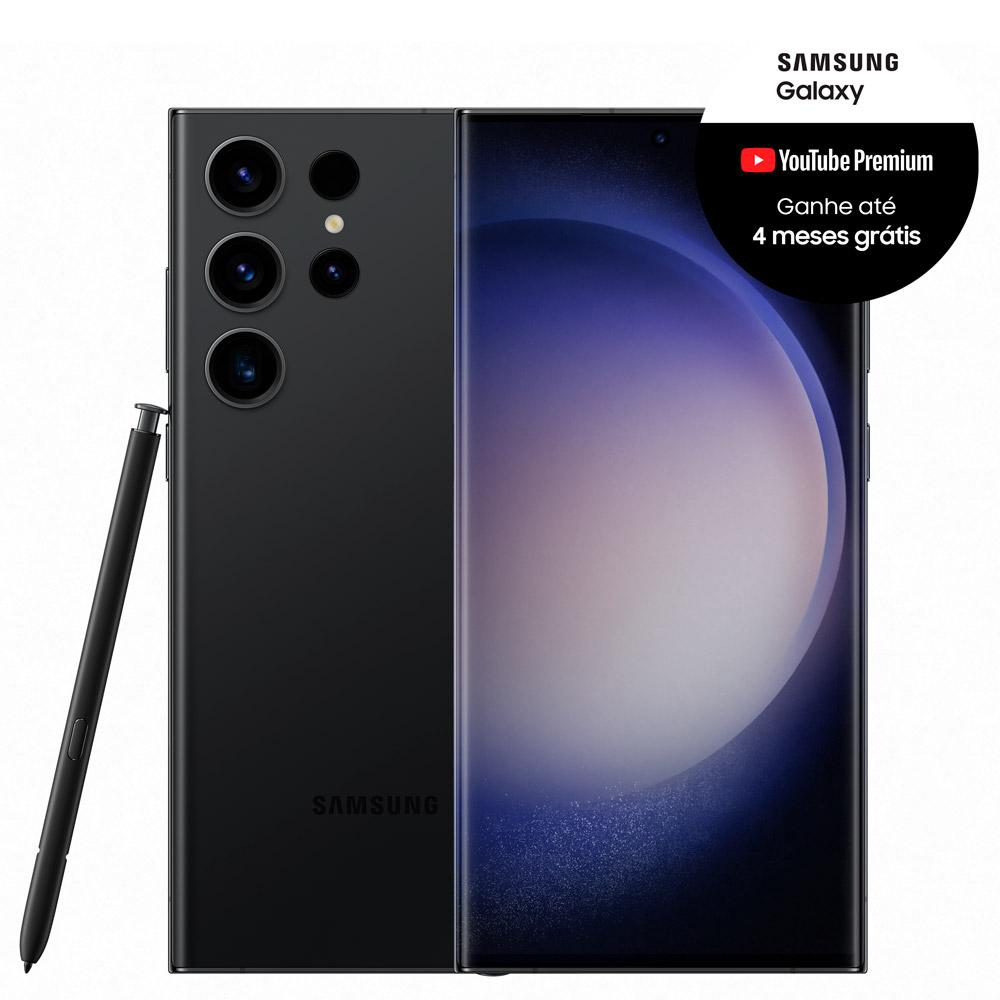 Smartphone Samsung Galaxy S23 Ultra 256GB 5G Dual Chip Tela 6.8" Câmera Quad 200MP+12MP+10MP+10MP Preto
