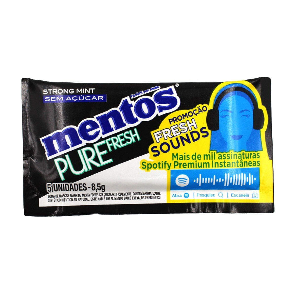 Mentos Chicle Pure Fresh Strong Mint