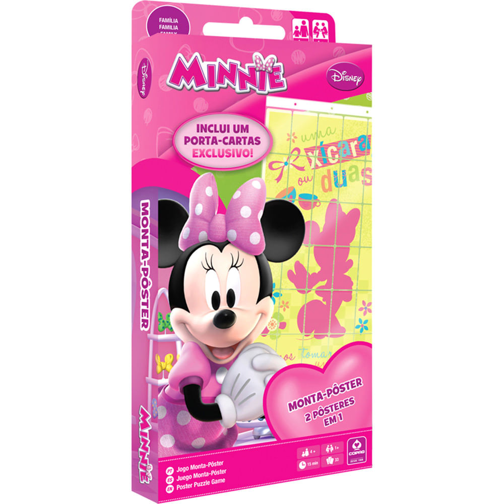Copag Disney Minnie Monta-Poster