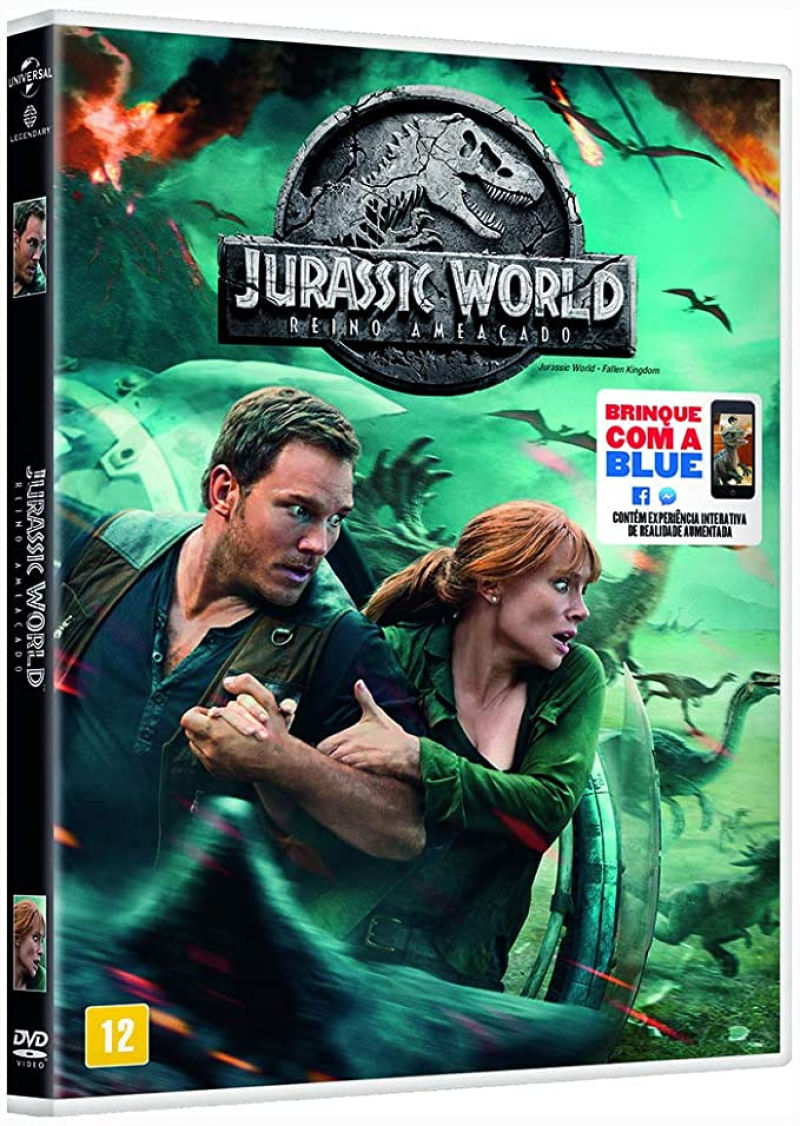 DVD Jurassic World Reino Ameaçado