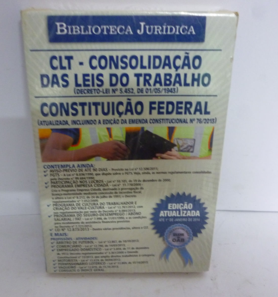 Livro CLT Consolidação Das Leis Do Trabalho Volume 2