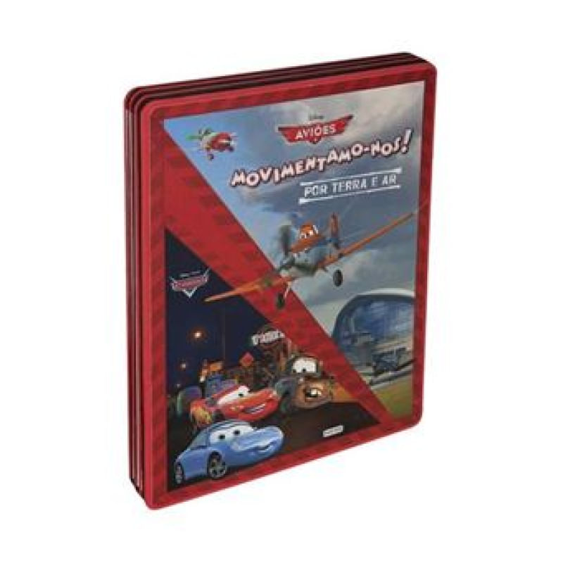 Livro em E.V.A Disney Aviões E Carros Movimentamo-nos Por Terra E Ar