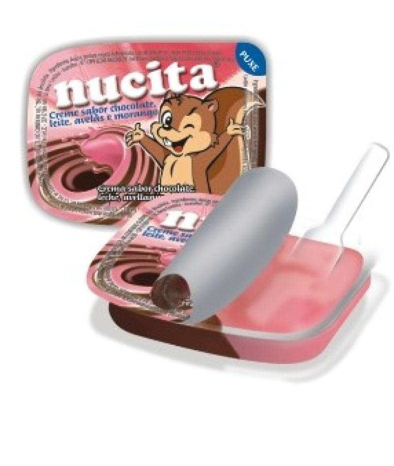 Merfix Nucita Chocolate, Avelãs e Morango 10 gramas