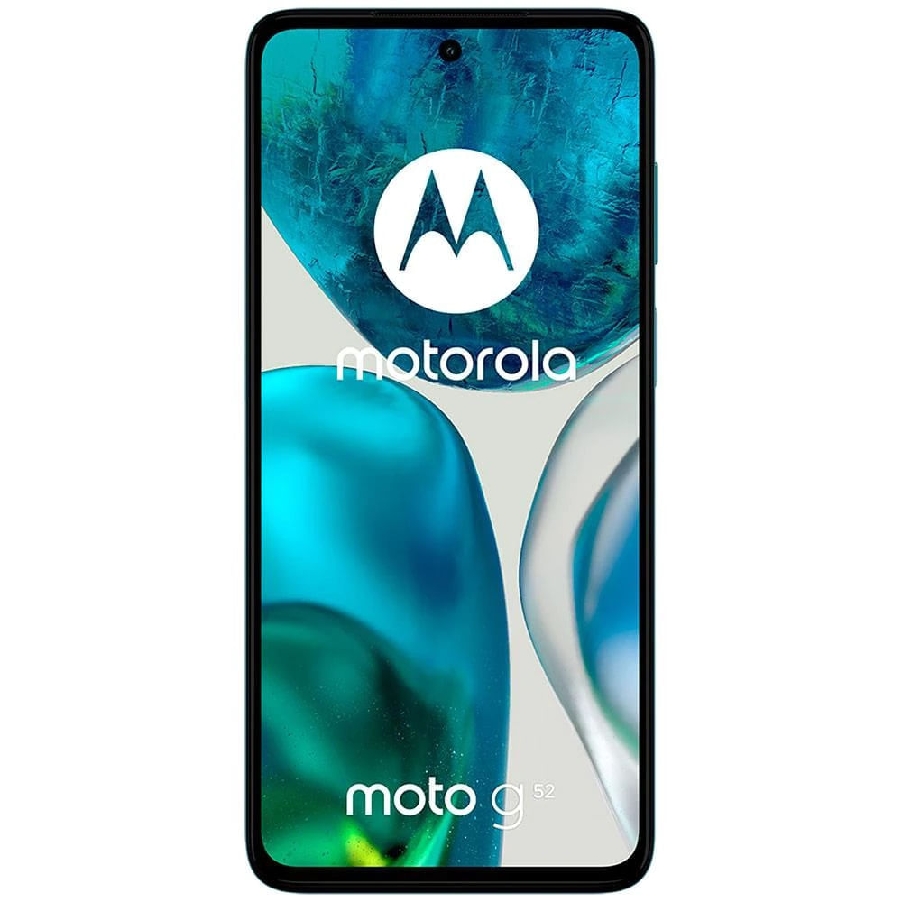 Smartphone Motorola Moto G52 128GB 4GB RAM 6.6 Câm.Tripla 50MP 8MP 2MP Selfie 16MP - Azul 128GB / Azul