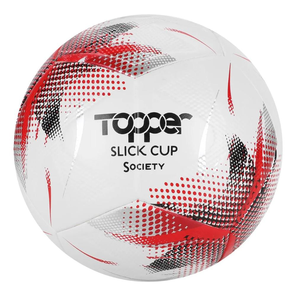Bola De Futebol Slick Cup Society - Topper 7114