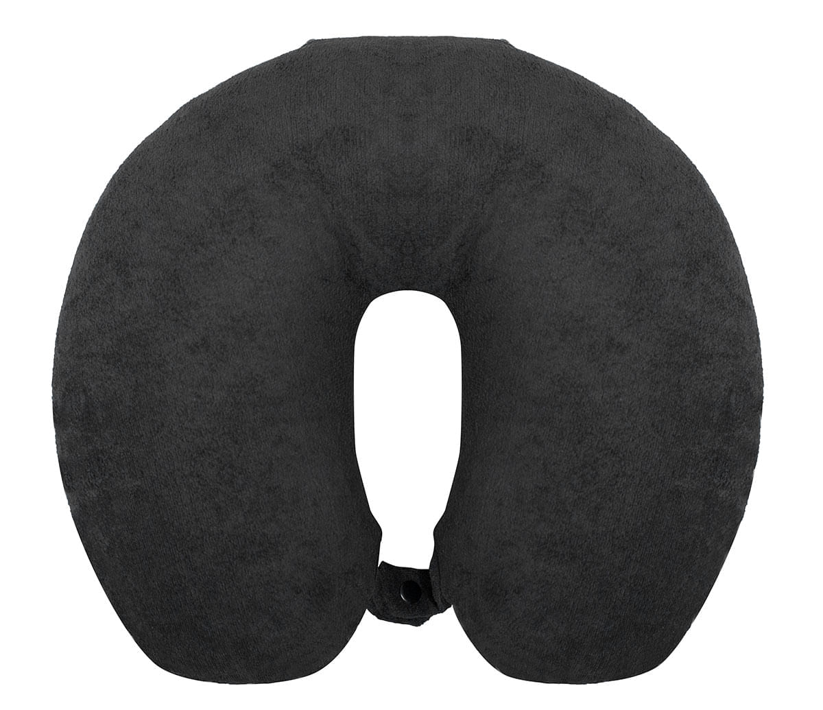 Travesseiro de pescoço para viagem my travel fibra preto - Fibrasca