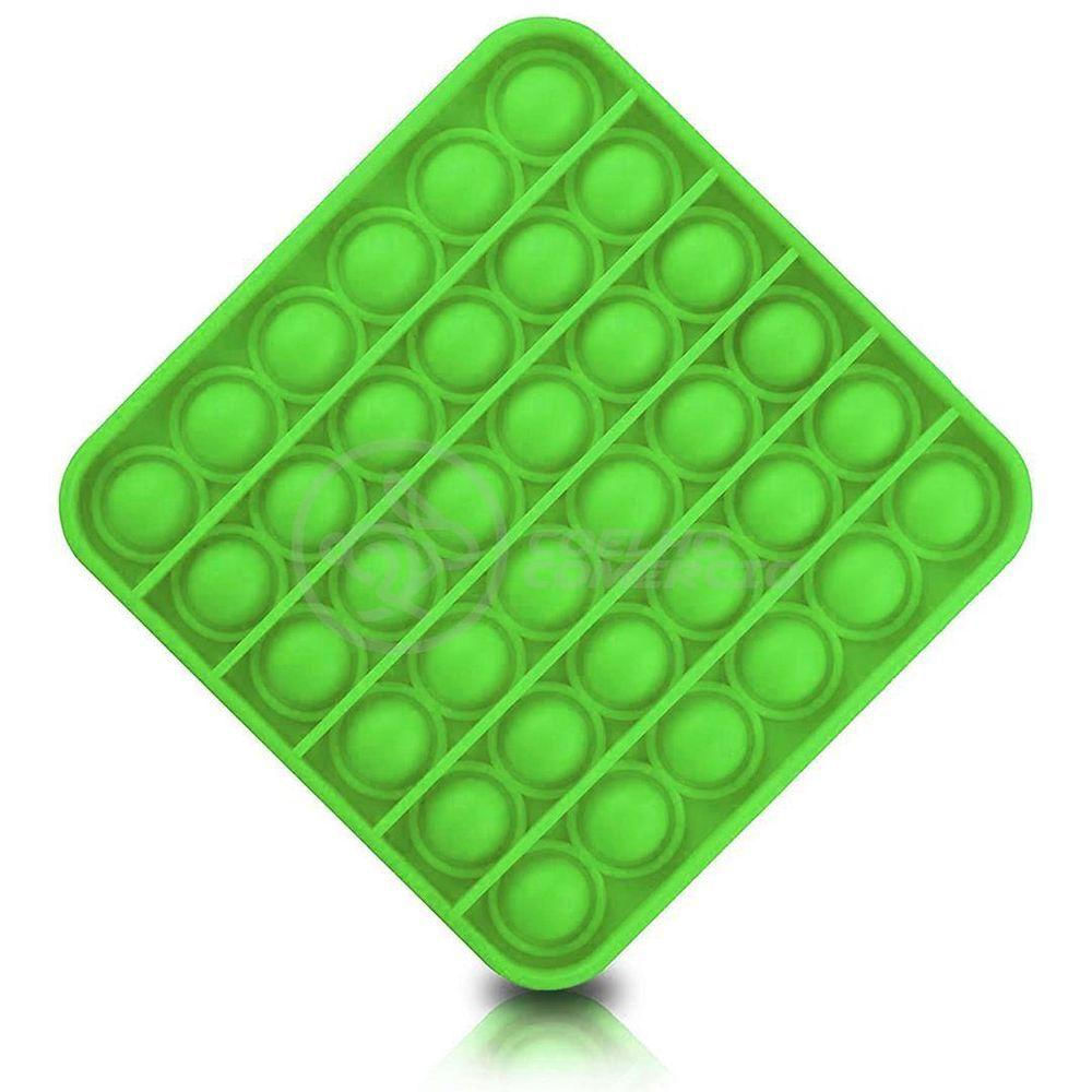 Pop It Quadrado Fidget Toy Anti Stress Ansiedade - Verde Nº7