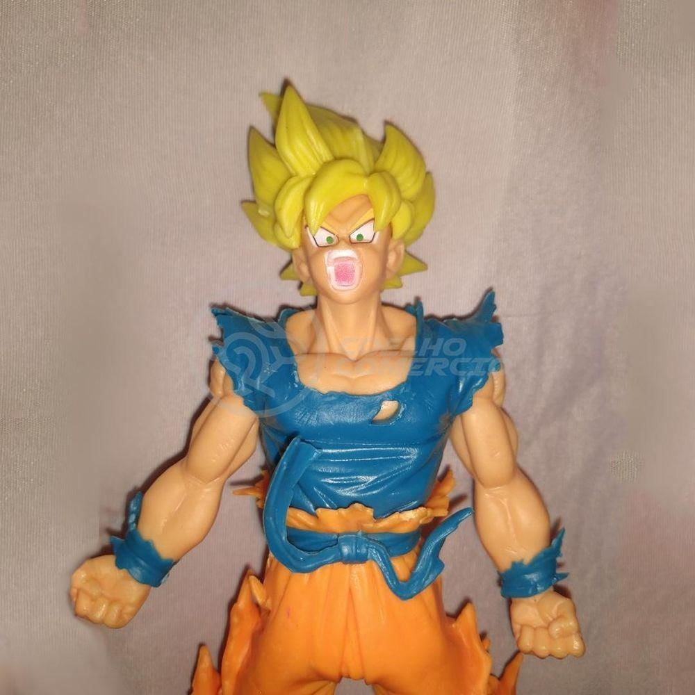 Boneco Goku Ssj Sayajin 1 Dragonball Z 20Cm Goku