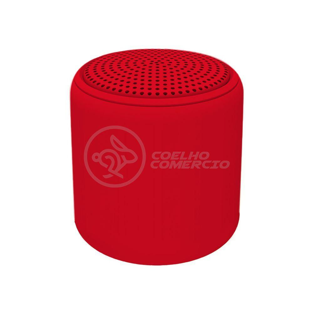 Mini Caixa De Som Inpods Wireless Bluetooth V5 Vermelho