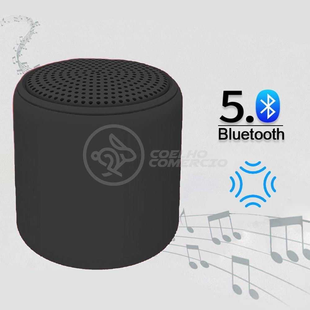 Mini Caixa De Som Inpods Wireless Bluetooth V5 Preto
