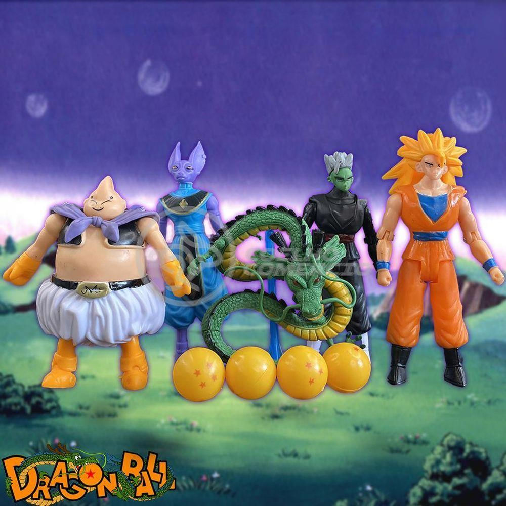 Kit Boneco Dragon Ball Z Action Figure Goku, Bills, ....