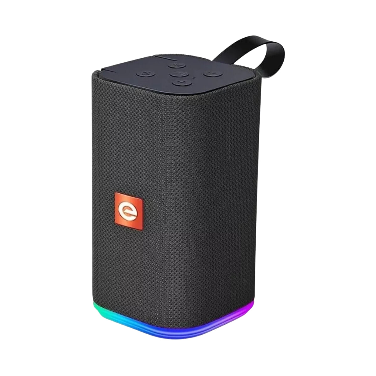 Caixa Som Bluetooth com Led Colorido SoundBox Preto - Exbom