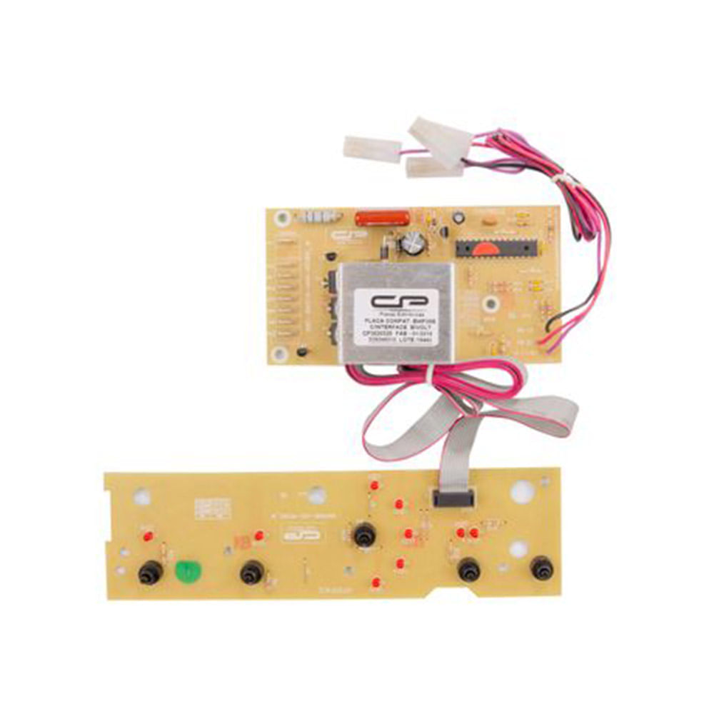 Placa Eletrônica de Potência e Interface para Lavadora Brastemp BWF08B – Bivolt