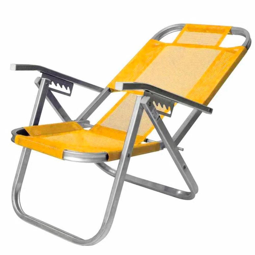 Cadeira de Praia 5 Posições Ipanema Premium Botafogo CAD0553 Sortida