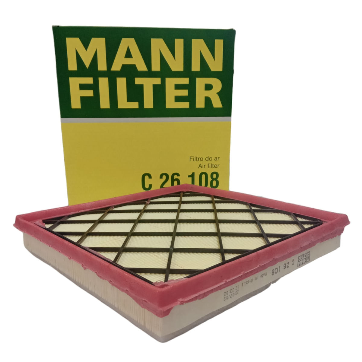 Filtro de Ar do Motor Cruze 1.8 16V Flex 2011 em diante Mann Filter