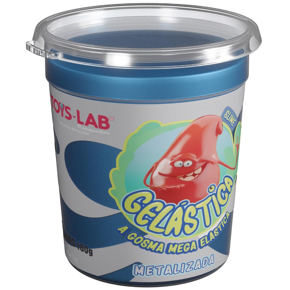 Slime Gelástica Metalizado Toys Lab 84202-2 Sortido