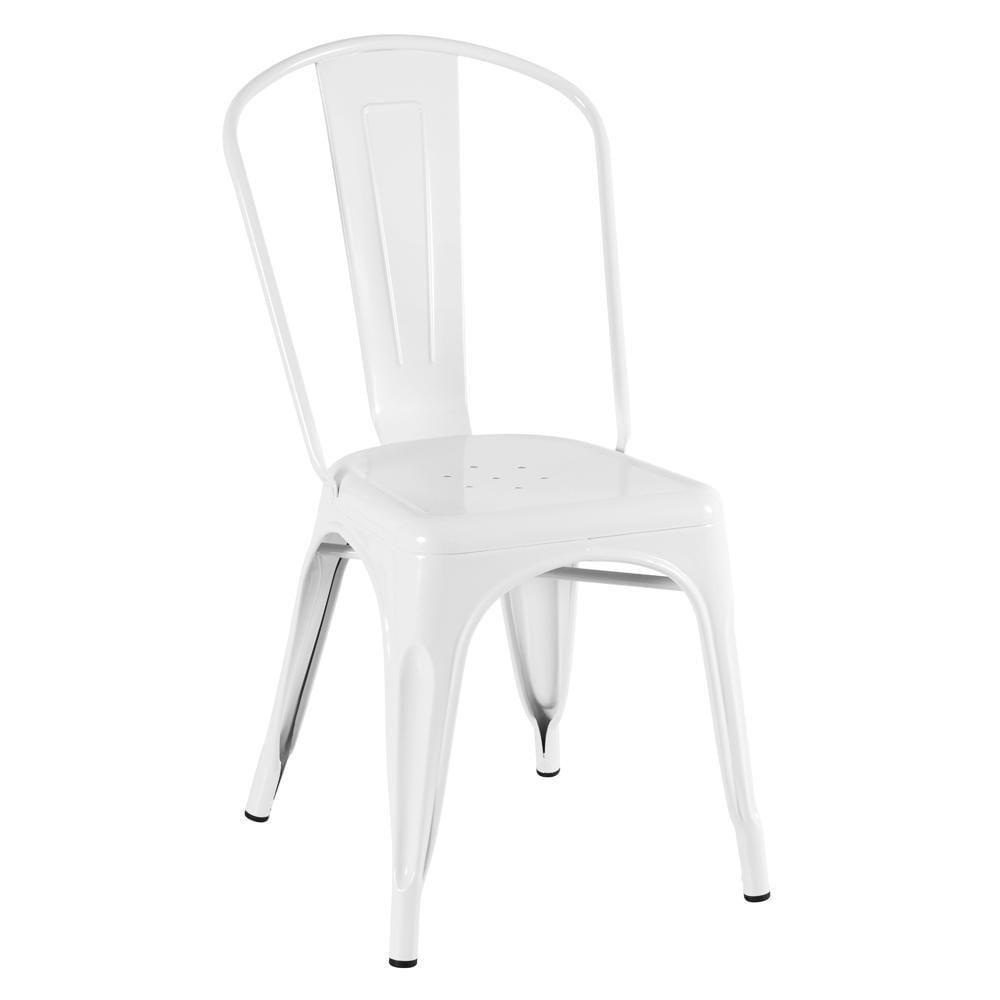 Cadeira Iron Tolix Branco Branco