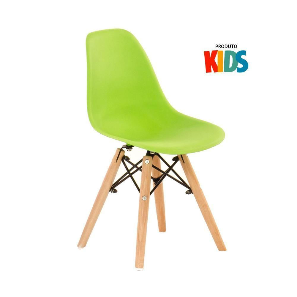 Cadeira Infantil Eames Junior Verde Limão Verde Limão