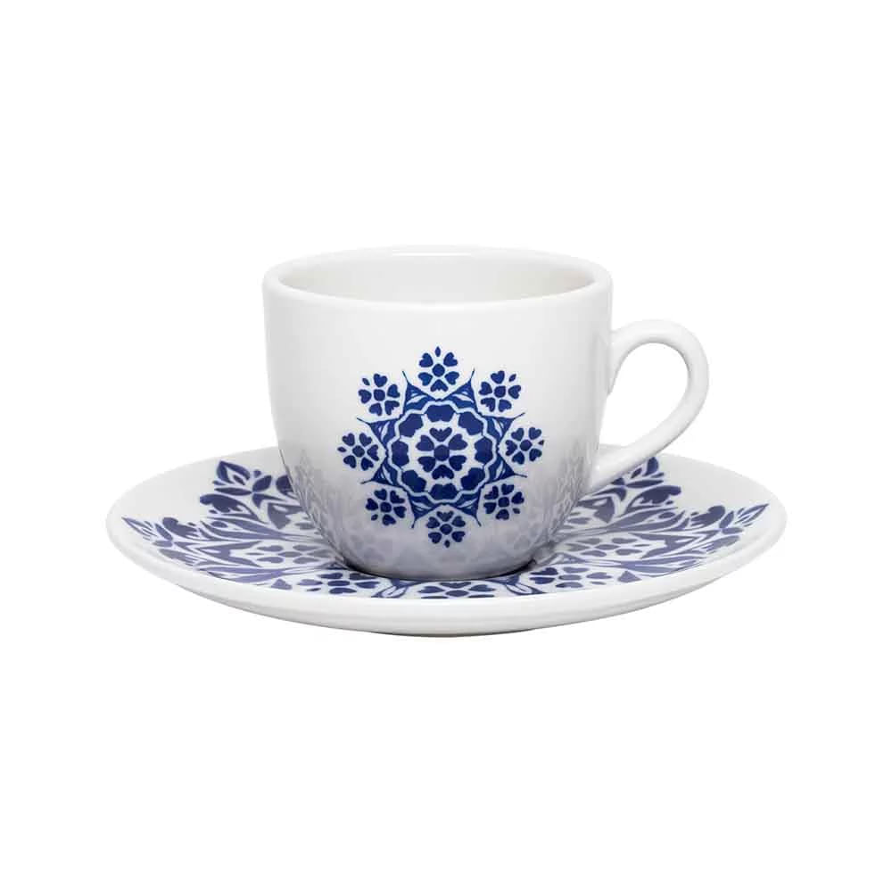 Aparelho de Jantar e Chá Oxford Blue Indian em Porcelana 20 Peças UNICA
