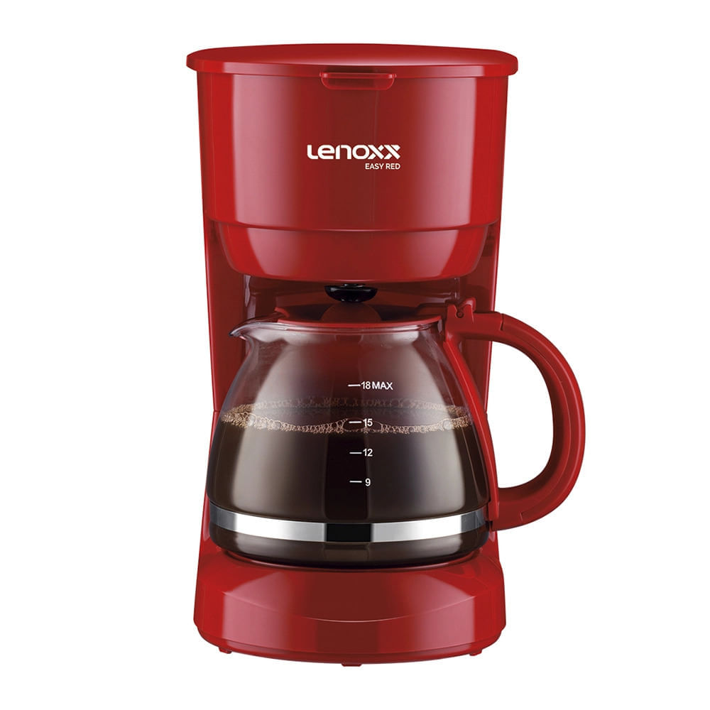 Cafeteira Elétrica Easy Red da Lenoxx PCA019 - 220V UNICA