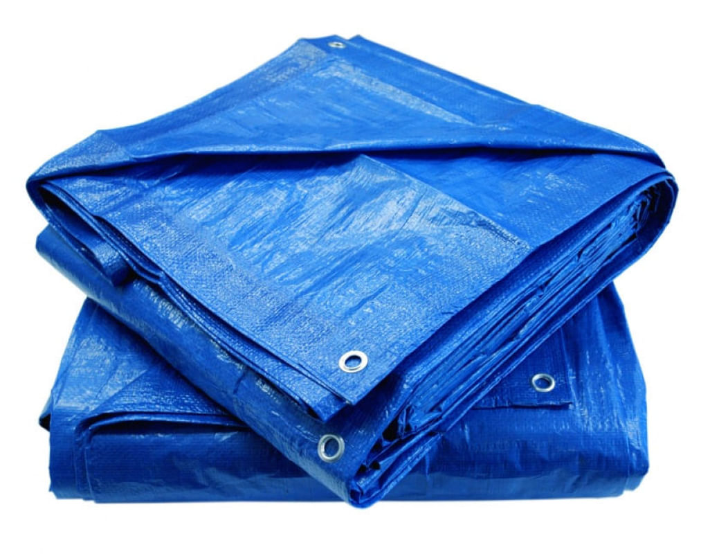 Lona 15x2 azul plástica Escorrega Skibun Lago Tanque Piscina