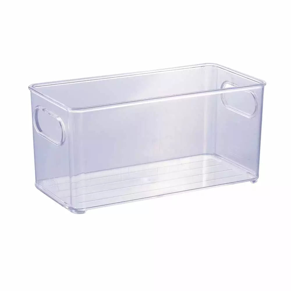 Caixa Organizadora Plasútil de Plástico Transparente Multiuso 20x10x10,4cm UNICA