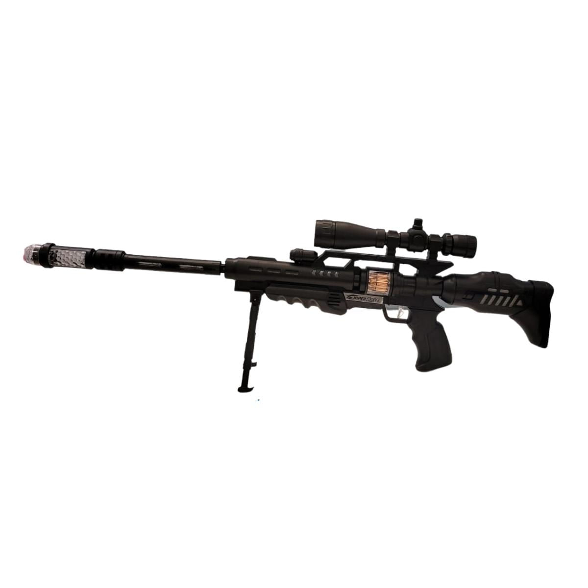 Brinquedo Sniper Rifle MD10252 Luz e Som - Jmd Toys