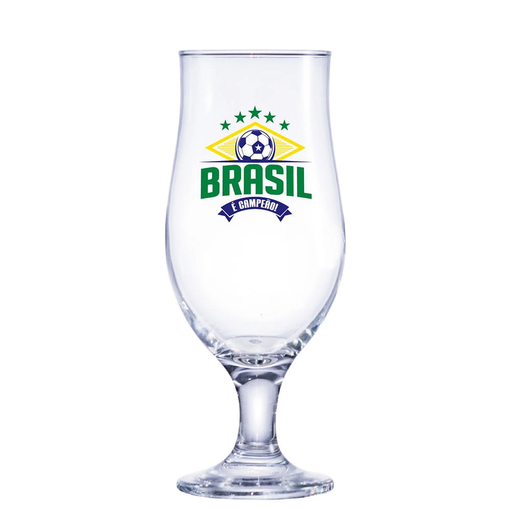 Taça para Cerveja Ruvolo Royal Beer Brasil é Campeão! 330ml UNICA