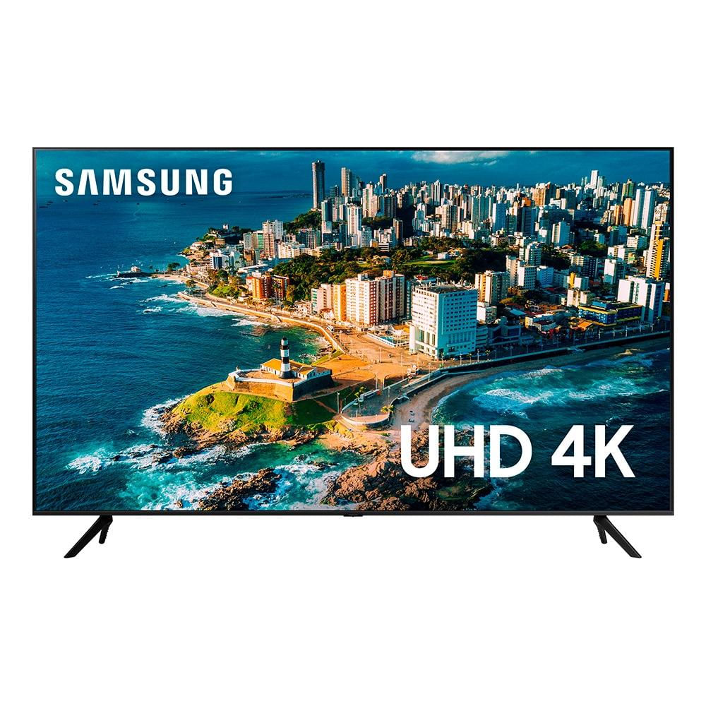 Smart TV 50" Samsung UHD 4K 50CU7700 2023, Processador Crystal 4K, Gaming Hub, Visual Livre de Cabos
